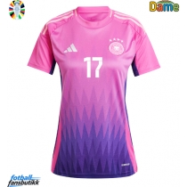 Tyskland Florian Wirtz #17 Bortedrakt Dame EM 2024 Kortermet